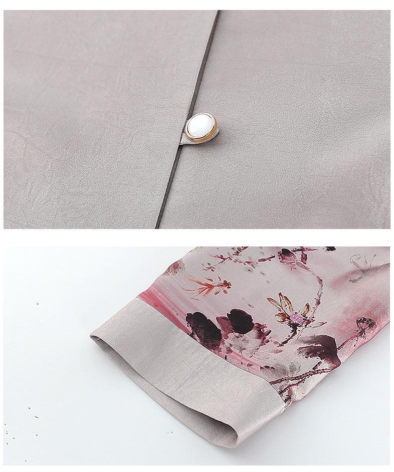 Elegant 2026 Spring Two-Piece Suit for Middle-Aged & Elderly Women - Stylish Top & Casual Fashion.