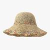 Summer Seaside Beach Sweet Small Fresh Straw Hat Female Versatile Outdoor Sun Protection UV Visor Bucket Hat
