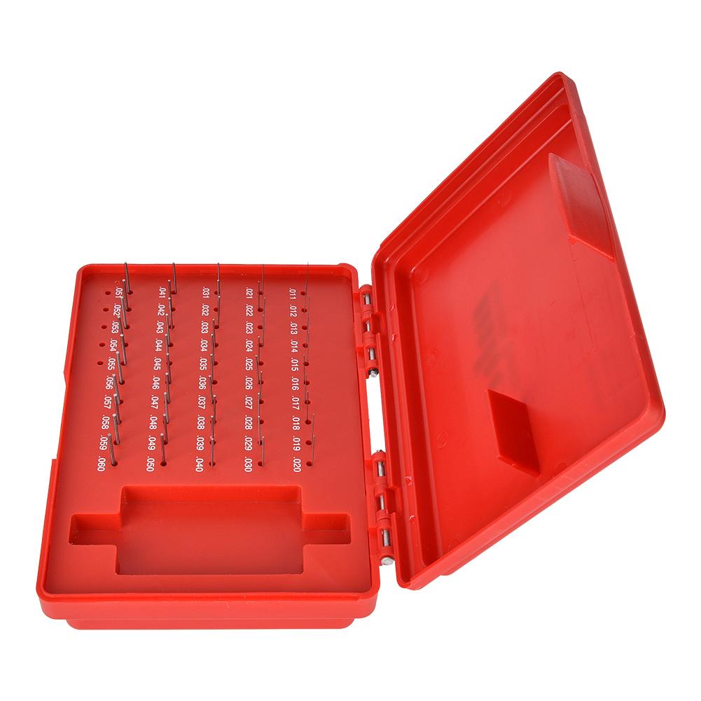 50Pcs Set M0  0.011 0.060 Inch Steel Plug Pin Gage Set 0.0002 Inch Precision