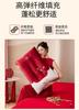 Cotton embroidered bright red festive home wedding pillow core pillow - Yulan Joyful Event