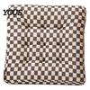 Comfortable Desk Chair Support Corduroy Square Pad, Checkerboard Office Cushion, Soft Cozy Seat Cushion for Floor, Reading Nook, Dining