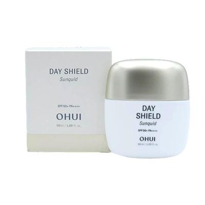 Day Shield Sunquid SPF50+ PA++++ 50ml – Lehký tekutý opalovací krém pro každodenní ochranu před UV zářením