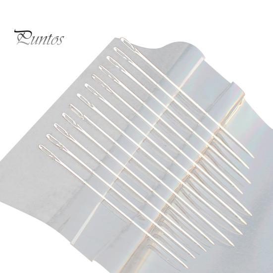 1 zestaw igieł do szycia, antydeformacyjny, wygodny uchwyt, przenośna, ślepa igła dla kobiet