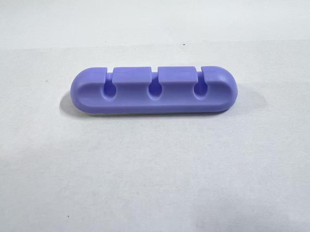 Cross-border Silicone Cable Protector & Organizer Clip for Desk or Car Use - Self-adhesive Winder