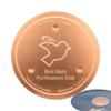 Universal Bird Bath Copper Disk With 3 Point Support Bird Bath Purification Plate For Outdoor Bird Bath Tubs And Feeder Bowls