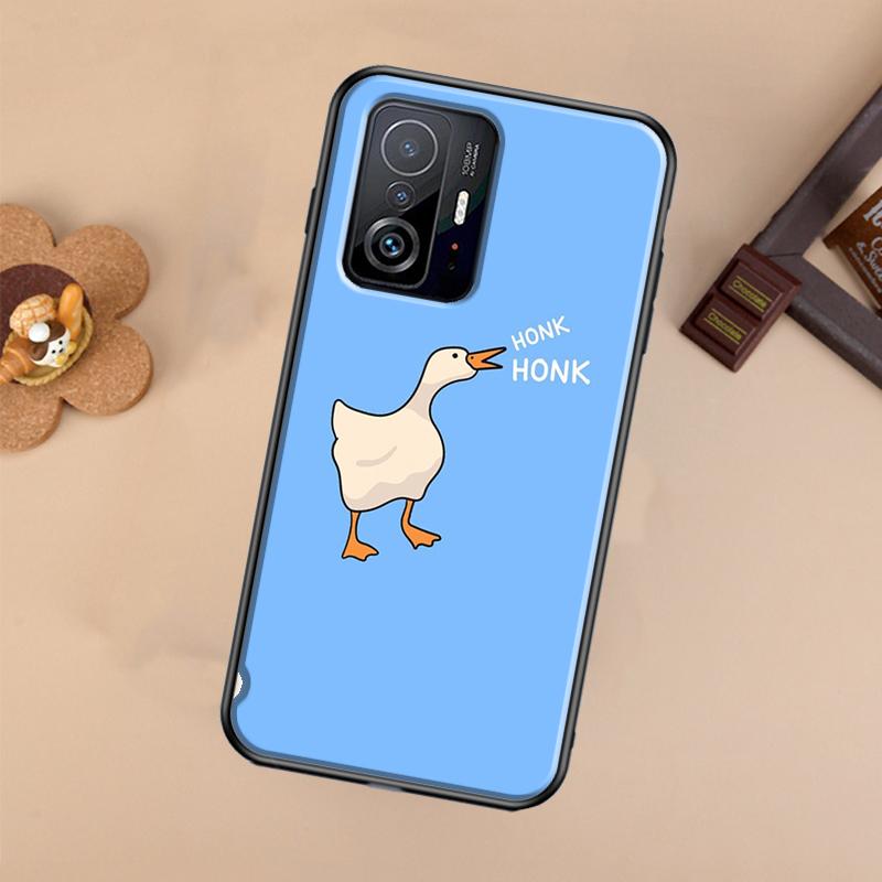 Coque Canard Dessin Animé Drôle Pour Xiaomi 14T 11T 12T 13T Pro 13 14 Ultra POCO X7 Pro X3 X5 F3 F5 F6 M6 X6 Pro Housse