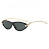 New Cat Eye Knot Elliptical Sunglasses Men'S And Women'S Versatile Outdoor Driving Sunscreen Glasses Uv400 Shades Eyewear