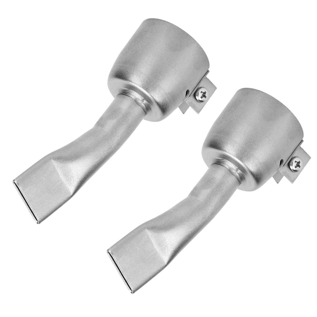 2 stk varmluftpistol sveisedyse rustfritt stål for PVC-plastplateloddetilbehør
