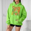 Women's Loose Comfortable Casual Fashion Character Printed Hooded Long Sleeve Sweatshirt