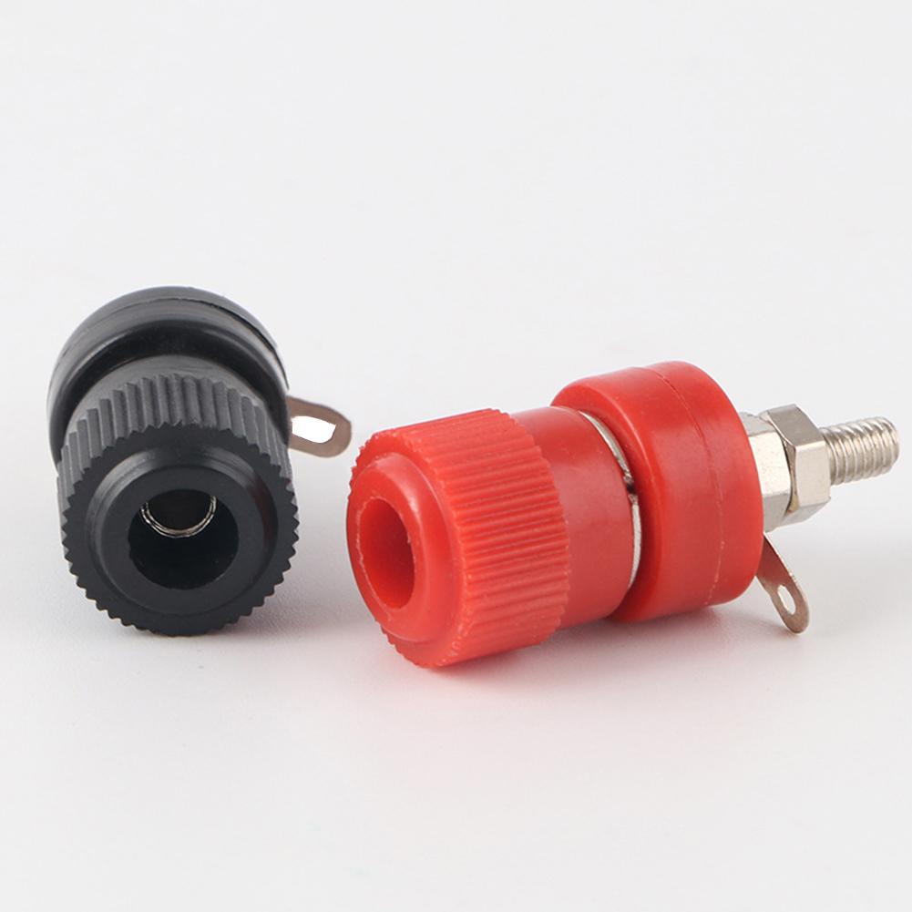 For Various Equipment 4mm Terminal Connector JS-999B Terminal Plug-in Resistance Screw Type Stable Performance