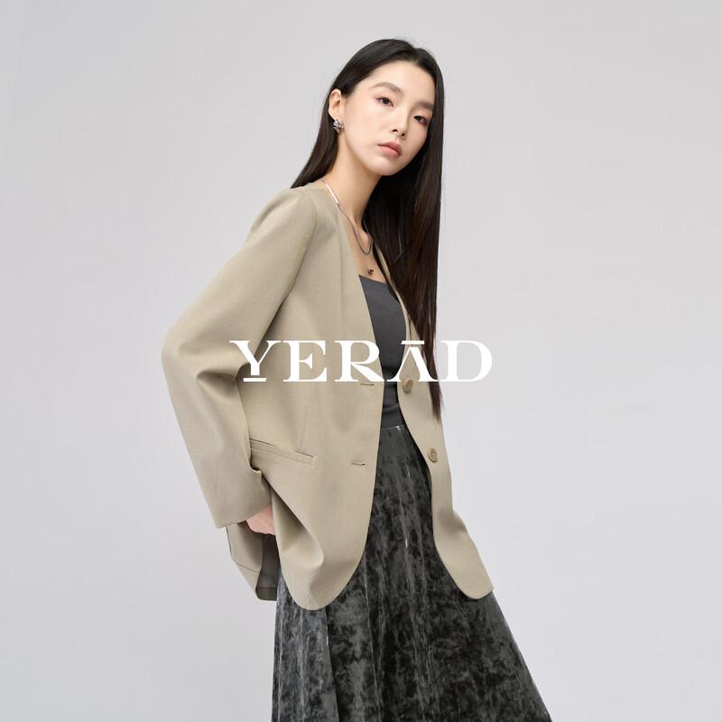 

Женский блейзер YERAD в стиле smart casual свободного кроя L
