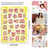 Cute Cartoon Interactive Alphabet Stickers Set For Kids Classroom Learning Fun