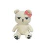 Kpop MIRA Witch Hunters Official Merchandise Square Face Bow Tie Bear Plush Toy 27cm Stuffed Animal Doll Gift