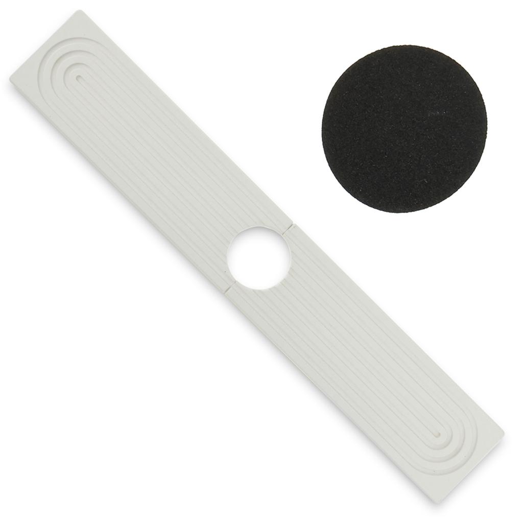 Faucet Mat for Kitchen Sink Water Absorbent Stone Sink Tray Fast Drying Sink Faucet Diatomite Mat for Bathroom Countertop