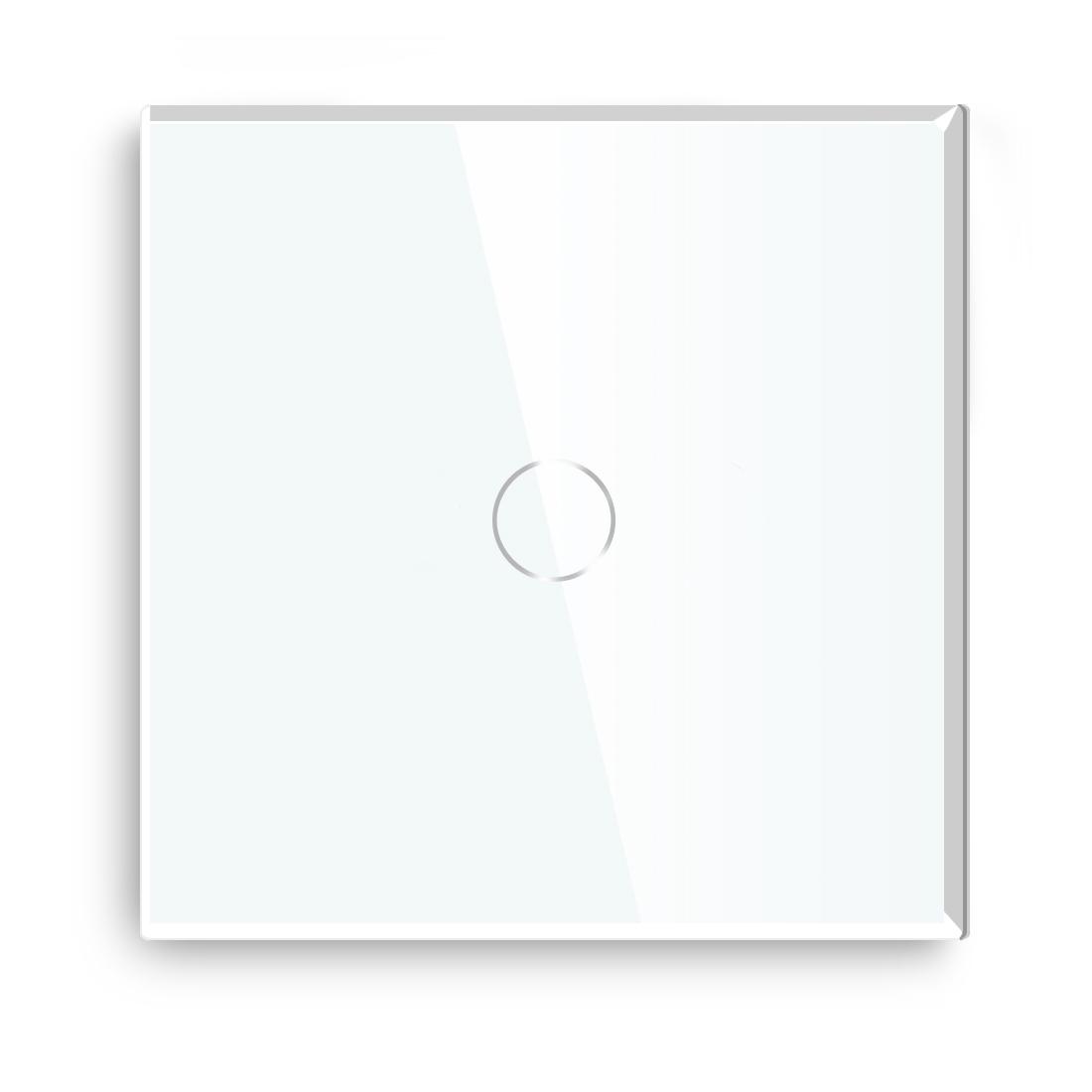 

BSEED 1/2/3Gang Touch Light Switch 1Way EU Type-c USB Sockets With Waterproof Cover For Bathroom Outdoor Glass Panel White