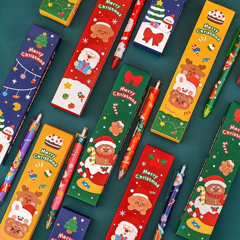 1 Låda Julpapper Fem-i-Ett Set Överraskningsgåvor Nyår Förskola Skola Kontor Karneval Festgåva Elevpriser