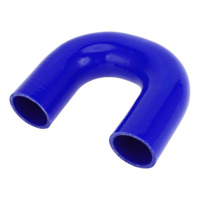 X AUTOHAUX 1 Piece Inner Diameter 48mm/189" Length 120mm/472" 180° Blue Car Silicone Hose