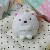 Cute Fried Shrimp Plush Toy Keychain Mini Cartoon Doll Backpack Pendant Bag Charm Decor