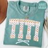Titi Comfort Colors Shirt, Checkered Aunt Shirt, Mothers Day Gifts, Sister Tshirt, New Auntie Tee