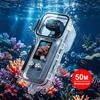 Custodia Impermeabile per Immersioni 50m per Fotocamera Gimbal DJI Osmo Pocket 4 (Trasparente)
