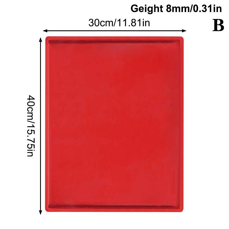 1 st Multifunktionell Silikon Tårtrulle Matta Non-Stick Bakplåt Bricka Form Målad Pad Konditori Schweizisk Rulle Bakform Verktyg