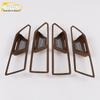 Fits 17 Teramont Models: Interior Door Bowl Decorative Panel & Anti-Scratch Handle Protective Film Accessories.