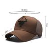 Deer Kopf High Top Baseball Cap Herren Sommer atmungsaktiv Sonnenschutz Sport Hut dünn