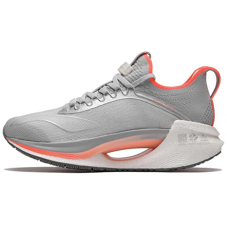 

new LiNing Jueying Essential Rebound Low Top Running Shoes Women s Gray Orange 35