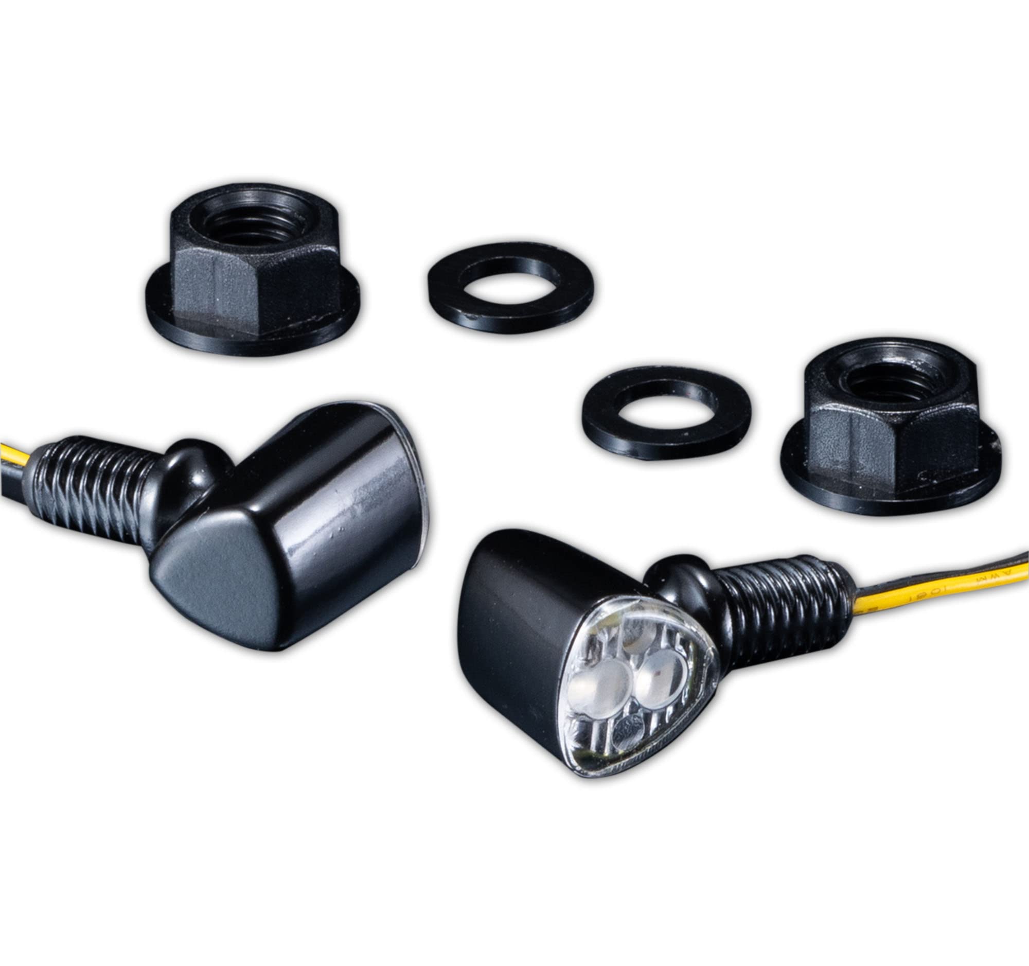 

Kijima Мотоциклетные запчасти Нано указатель поворота Тип 2 Треугольный стиль Одинарный 2шт Янтарный Черный корпус 12В1.35Вт 219-5199