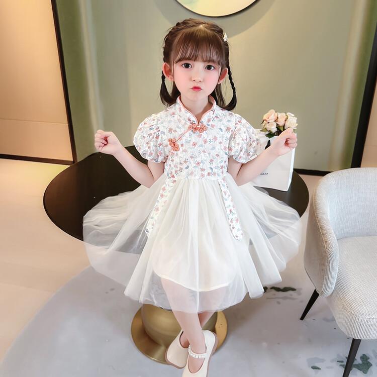 Hanfu Girl Chinese Style Cloth Summer Dress Antique Tang Suit Super Fairy Costume Dress Little Girl Mermaid Princess Skirt Undergarment