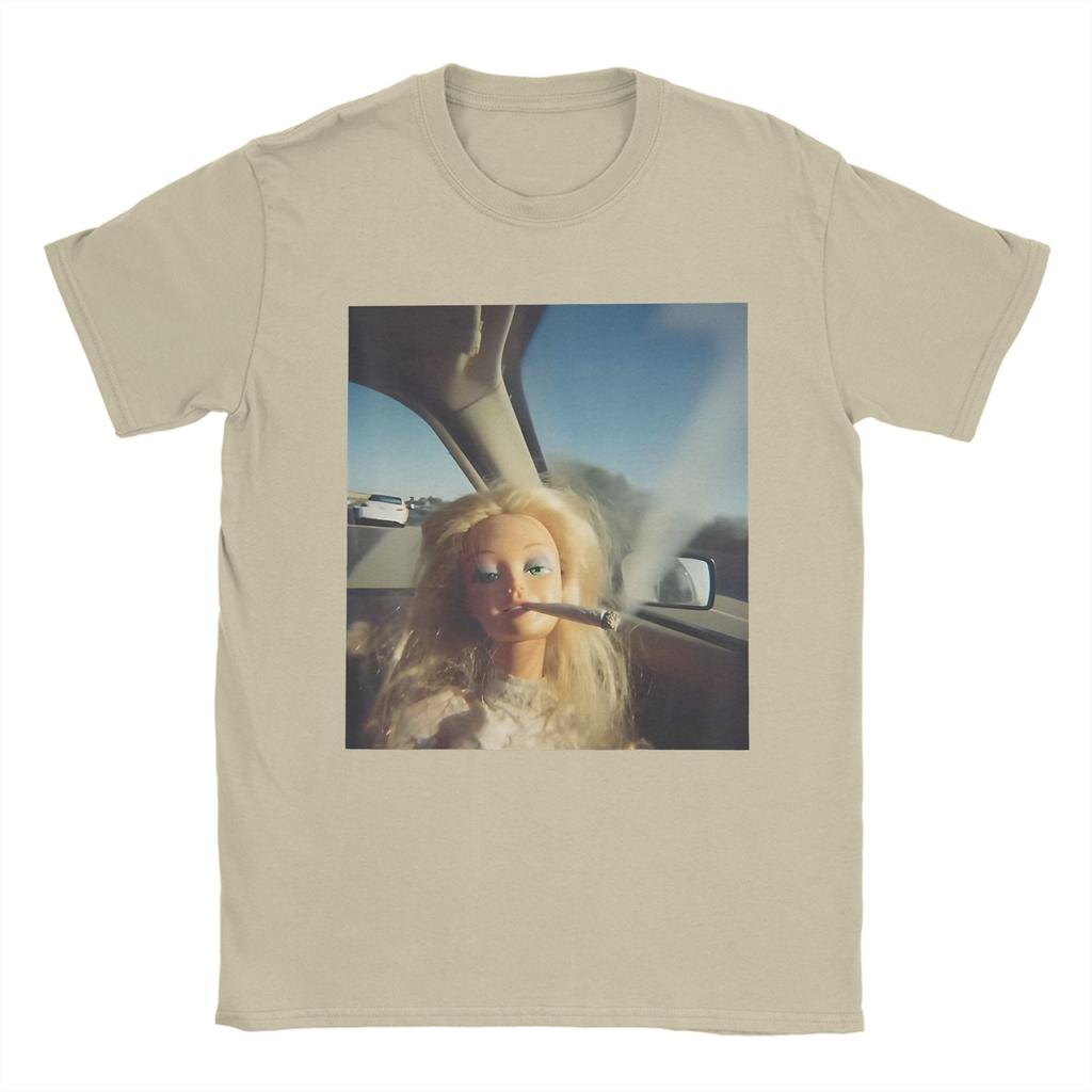 Funny Disgusting Doll Face Meme Smoking Sarcastic Humor TShirts Unisex Leisure 100 Cotton Tee Shirt Round T Shirts Big Size Top