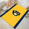 Baseball Glove and Ball Design Rug - Non-slip Rug Suitable for Living Room and Bedroom Sofas.