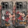 Lovely M-Mickey Minnies Plating Phone Case For Samsung A37 A57 A07 A36 A16 A06 A35 A55 A25 A15 A54 A34 A24 A14 A05 A04 4G 5G