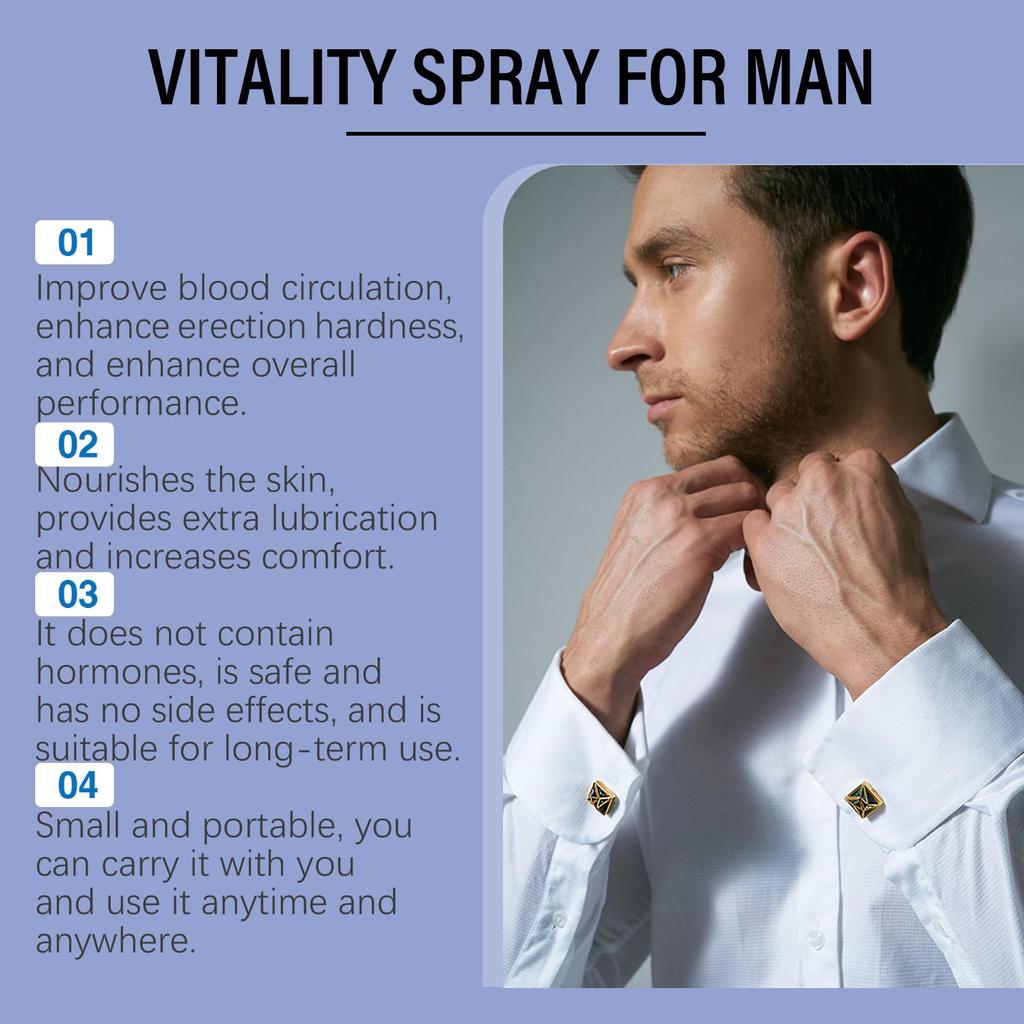 North Moon Men’s Care Spray – Energizes Men, Provides Long-Lasting Moisturization and Hydration for Body Care