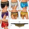 Double Layers Belly Dance Hip Scarf Colorful Diamond Waist Chain  Dance Performance Costumes