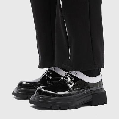 Hot Selling Men's Business Shoes Europe America Low Top Leather Shoes Thick Soles Work Clothes Shoes Men's Leather Casual Shoes