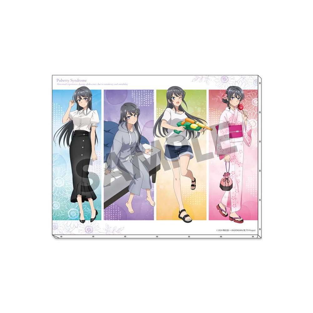 

Серия «Раскал не мечтает о сэмпае-кролике» Оригинальное холстовое полотно F6 Май Летние каникулы версия Сакурадзимы