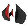 1 Pair Motorcycle Winglet Fairing Reduce Vibration Enhanced Aerodynamics Matte Black Replacement for Suzuki R1000R