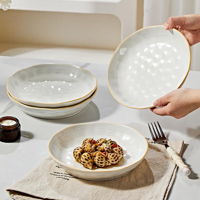 ZISIZ Underglaze Ceramic 8-inch Soup Bowl