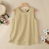 ZANZEA Women Summer Casual Round Neck Loose Sleeveless Tank Tops
