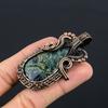 Star Galaxy Jasper Pendant, 999 Copper Wire Wrapped Gemstone Jewelry, Handmade Pendant, For Thanksgiving
