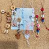 80PCS Resin Round Colored Buttons 2/4-Holes Mixed Buttons Handmade DIY Manual Button Painting Material Clothing Accessories