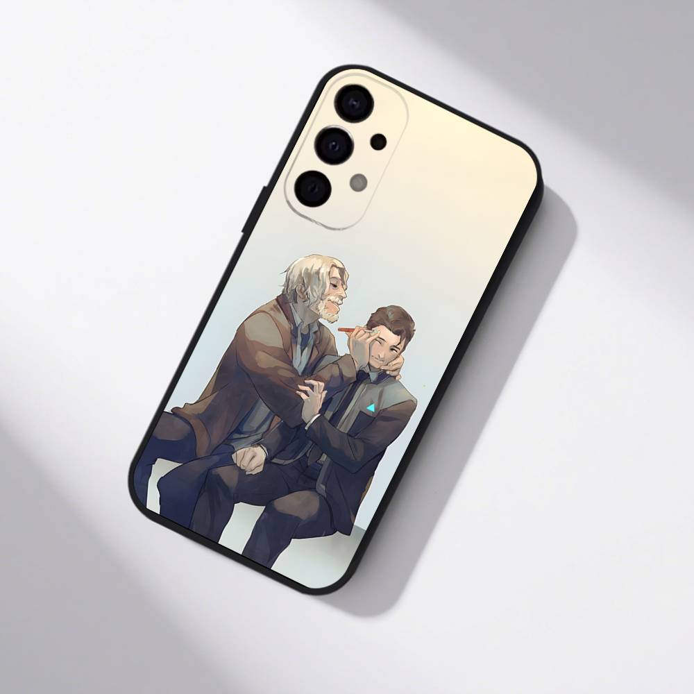 Game C-Connor  B-Become Human Phone Case For Samsung S25,S24,S21,S22,S23,S30,Ultra,S20,Plus,Fe,Lite,5G Black Cover