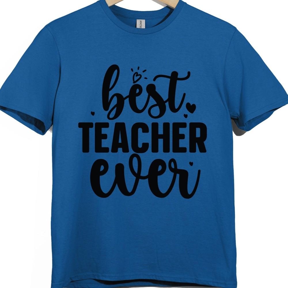 Camiseta Melhor Professor de Sempre Presente de Agradecimento Fim de Período Escola Gráfica Top