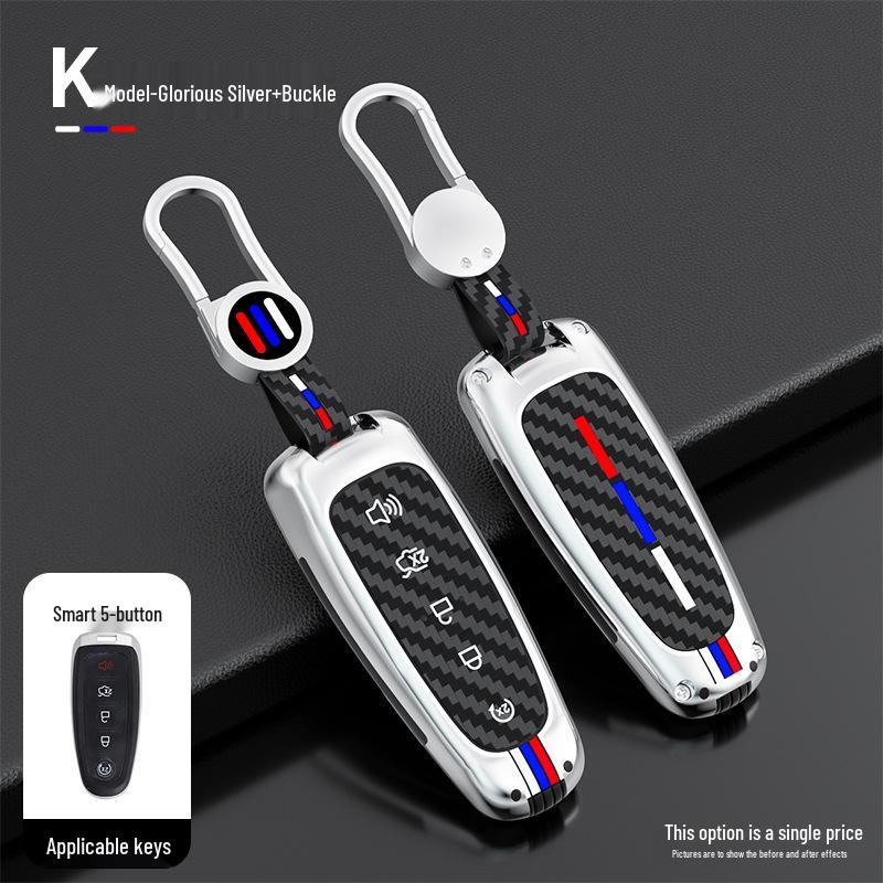 Metal Key Case Shell for Older Ford, Edge, Explorer, Navigator, and Lincoln Models