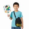 Colorful Kid's Pickleball Set Cartoon Pickleball Paddle Set Outdoor Sports