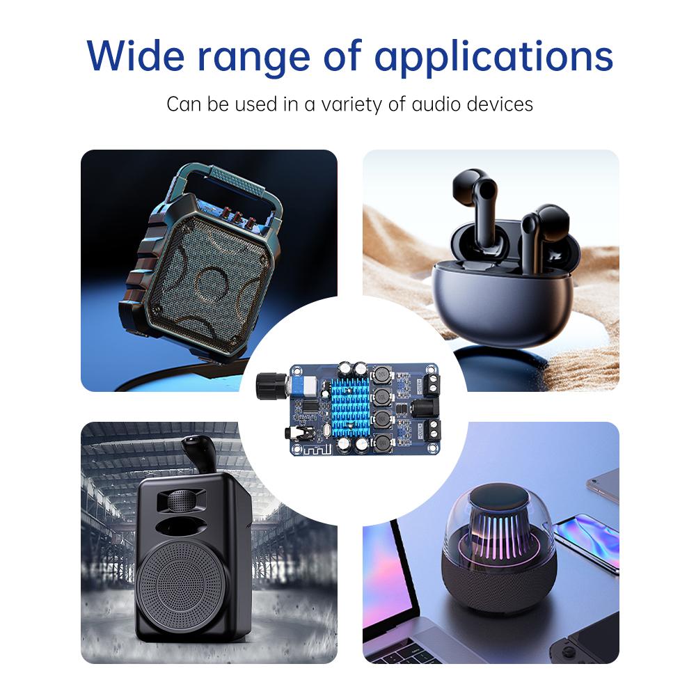 DC11-11V XH-A118 Bluetooth Digital Amplifier Board Output 11W * 1 High Power Amplifier TPA1116D1 Power Audio Amplifier Module