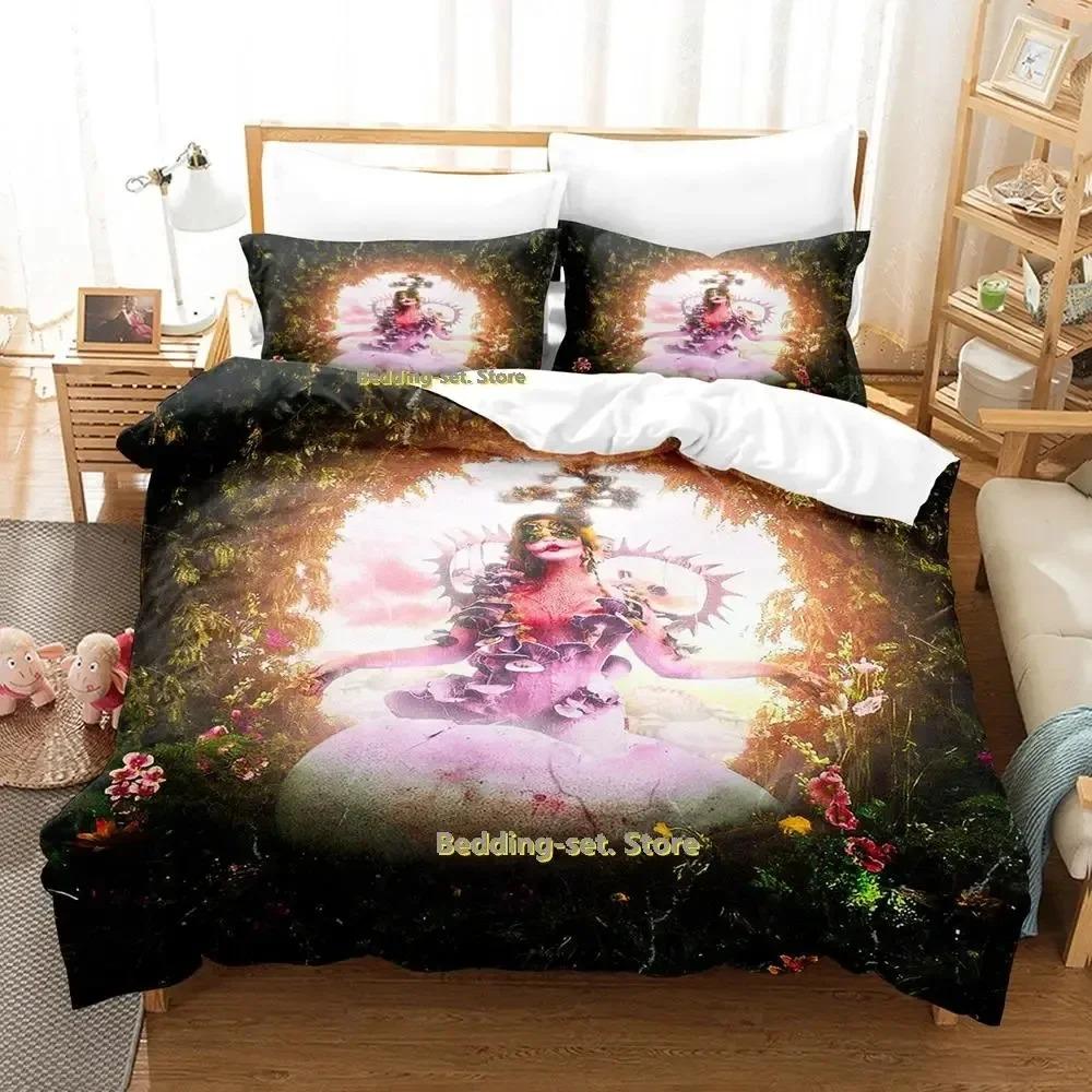 New Hip Hop Melanie Martinez Portals Bedding Set Cartoon Anime Three-piece Set Adult Kid Bedroom Duvetcover Sets 3D Kawaii Girls
