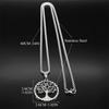 Vintage Hip Hop Style Tree of Life Titanium Steel Men's Pendant Necklace