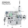 ZONESUN ZS-DTMP4AL Benchtop Automatic Four Injectable Heads Foamy Soap Liquid Essential Oil Drink Juice Bottle Filling Machine
